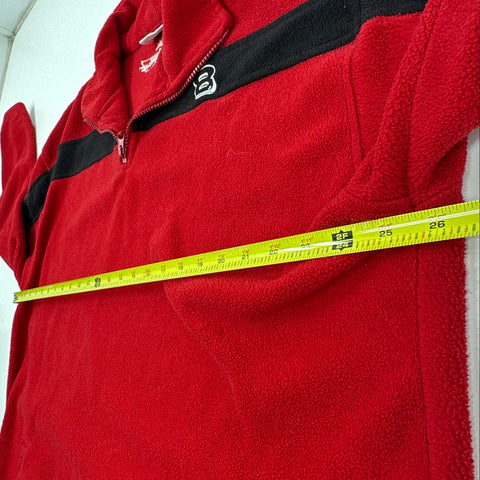 Vintage Dale Jr #8 Budweiser NASCAR Winners Circle Fleece 1/4 Zip Pullover Sz L