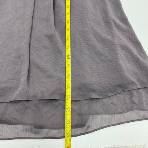 To The Max NWT Colorblock Maxi Dress Mineral Gray Pink Tie Back Sz M