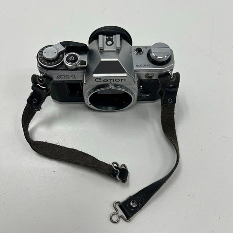 Vintage Canon AE-1 35mm SLR Film Camera Body Shutter Priority FD Mount