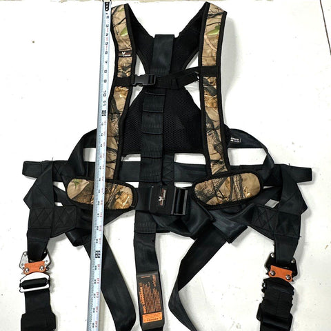 Hunting Safety Vest and Harness Lot Hunter Safety System Ameristep 3 Piece Camo