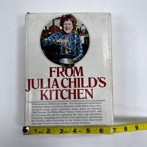 Julia Child From Julia Child's Kitchen Cookbook Hardcover 1975 Second Printing