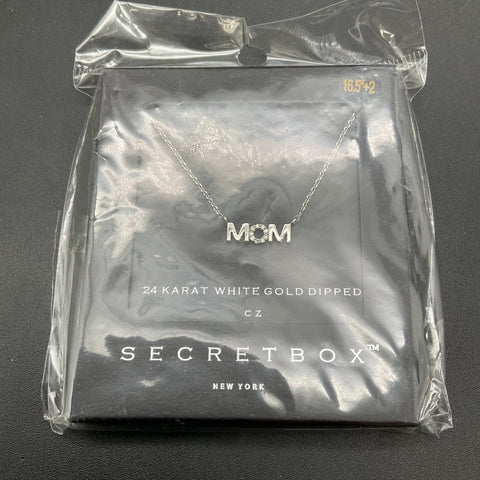 Secret Box New York Gold Dipped CZ Necklace Lot of 3 Mom Leaf Once Upon A Time
