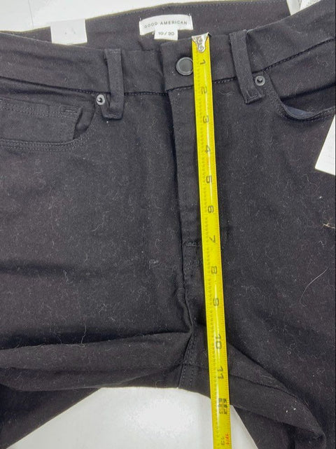 Good American Women's Black Good Legs Skinny Mid Rise Jeans Size 10/30 NWT