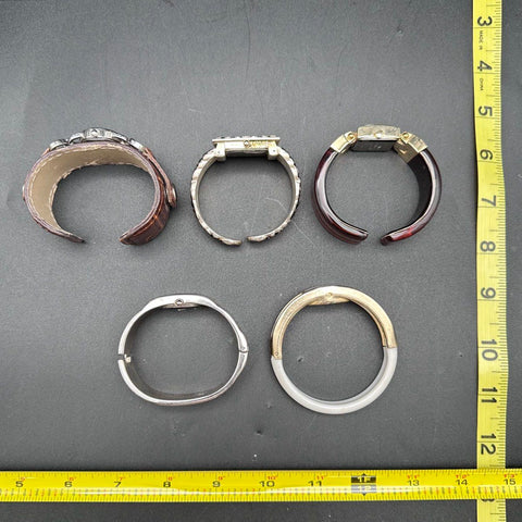 Chico's Geneva Vernier Maxim Charles Bernard Fashion Watch Jewelry Lot of 5