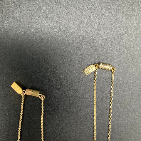 Vintage 1928 Jewelry Co. Costume Jewelry Lot of 2 Floral Rose Necklaces