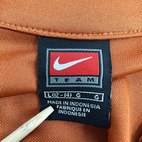 Nike Texas Longhorns Baseball Jersey Stitched Spellout NCAA Youth Sz L (12-14)