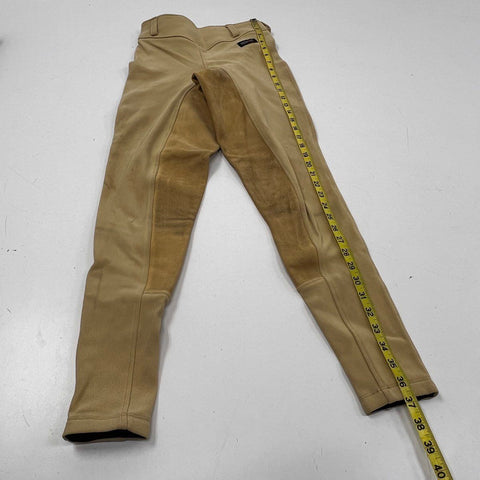 Lot of 2 Kerrits Women's Microcord Knee Patch Riding Breeches Tan Brown Sz M