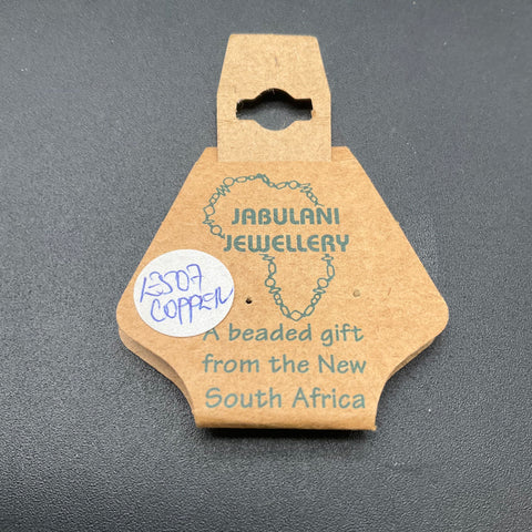 Jabulani Jewellery South African Zulu Seed Bead Necklace and Earrings Set