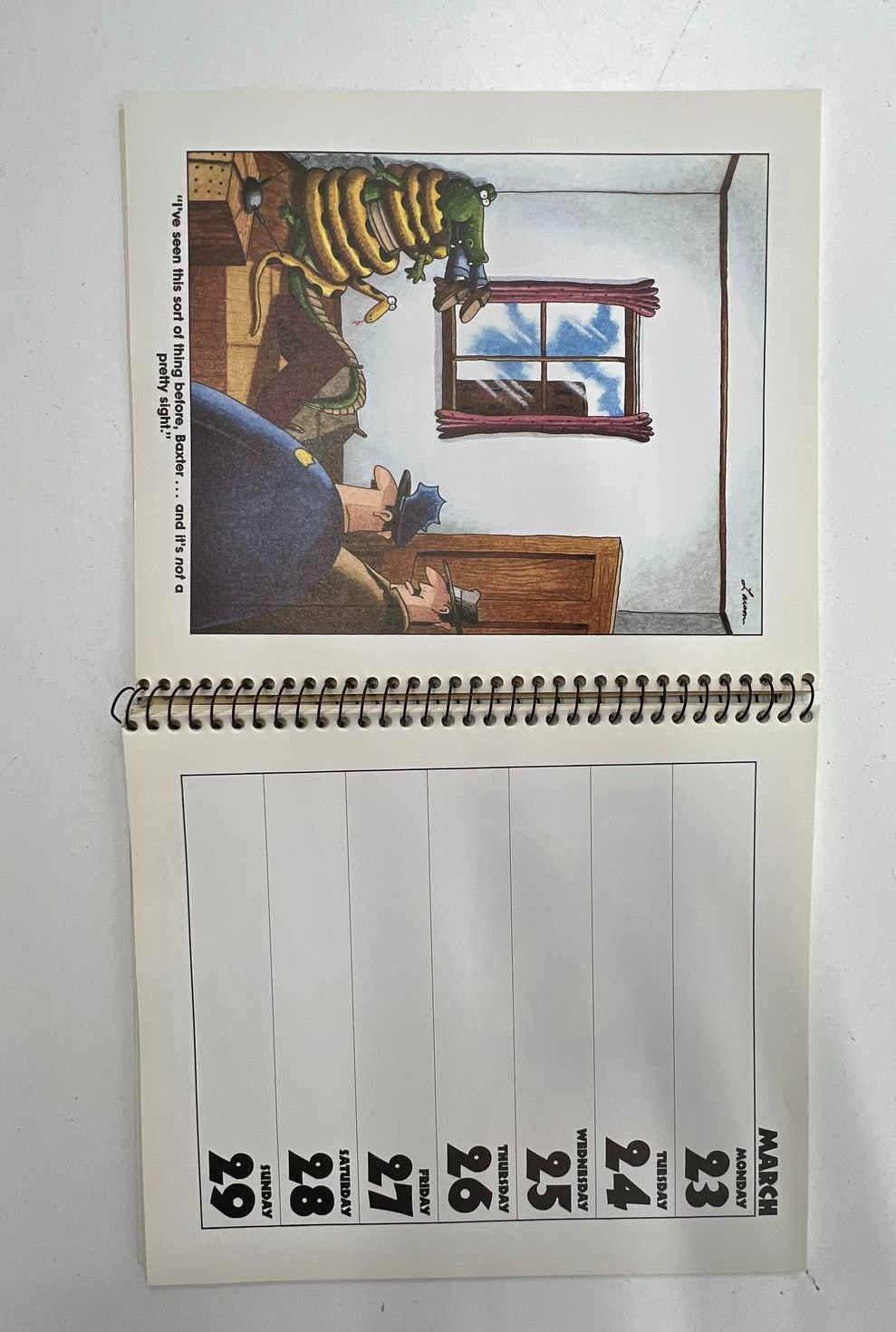 Vintage Calendar Lot 7pc 1929-1992 The Far Side Cats Liberty Schoeller's