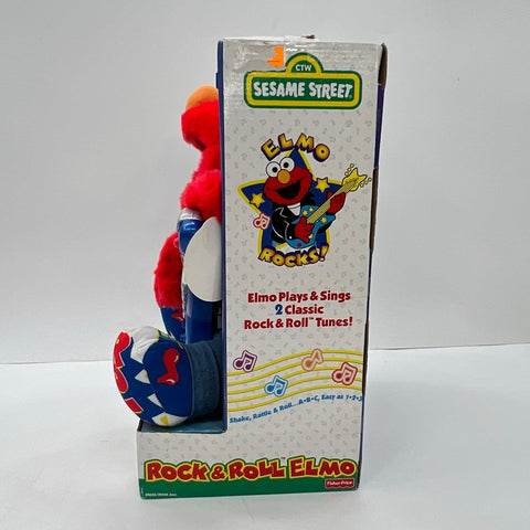 Sesame Street Rock and Roll Elmo Fisher-Price Vintage Plush Musical Toy NIB