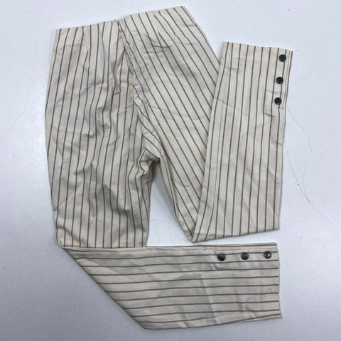 Rag & Bone Women's Pinstripe Slim Ankle Pants White Black Sz 0