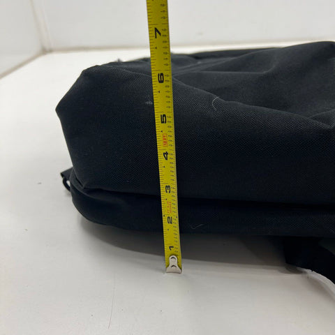 Jack Abrahams Black Canvas Laptop Travel Backpack Multi Pocket USB Port