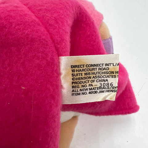 Vintage 80s The Muppets Miss Piggy Plush Doll Merawell Kermit Graphic 12"