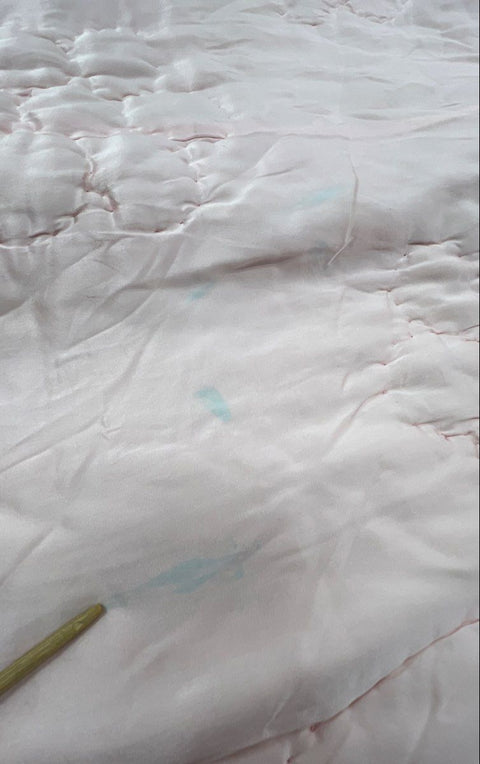 Pottery Barn Kids Girls Pink Floral Quilted Silk Blend Bedspread Sham Set