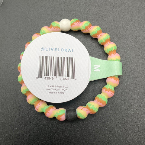 Lokai Jewelry Lot of 6 Silicone Bracelets & Necklace 2 NWT Rose Gold Tone