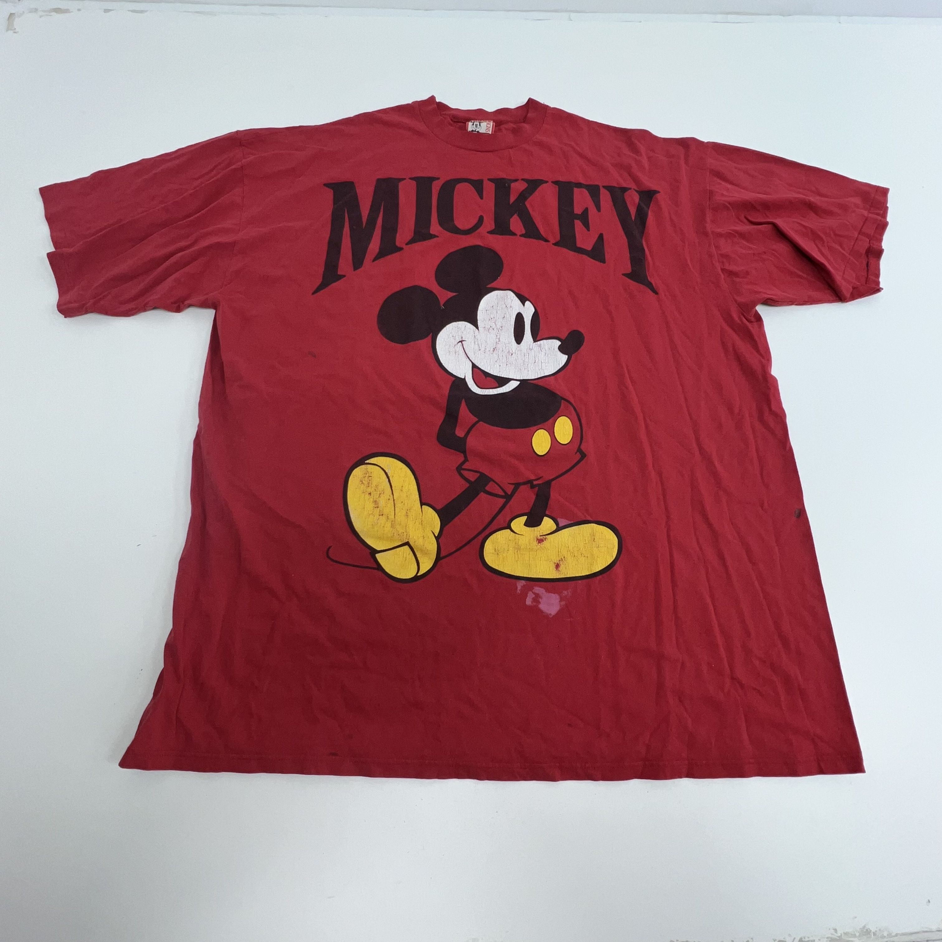 Disney Designs Mickey T- Shirt Adult OSFM