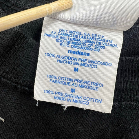 Vintage 2003 Jamie McMurray Yellow Racing NASCAR T-Shirt Double Sided Sz M