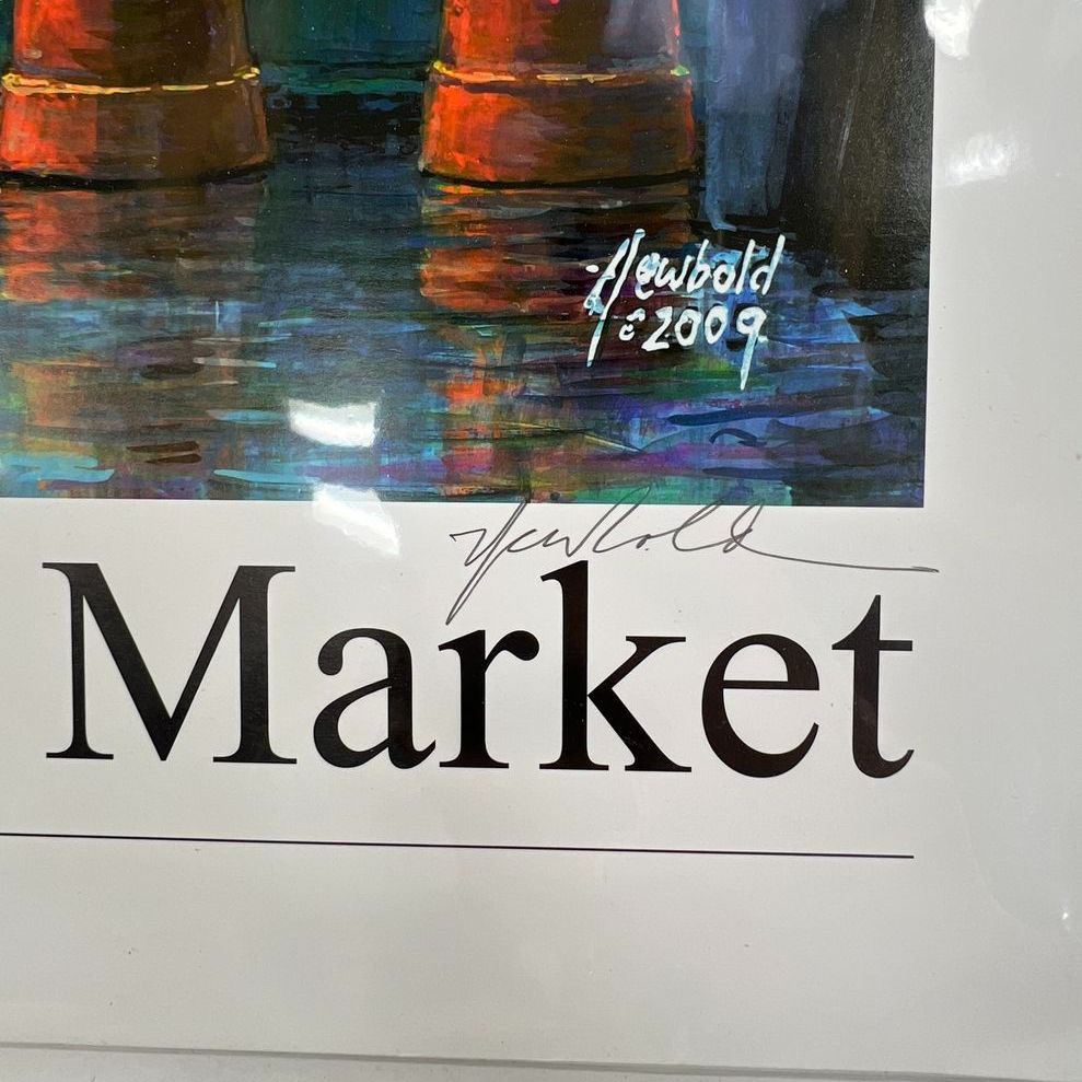 Art Print Lot 3 Original Watercolor J Fritz & Signed Prints E Newbold R Blair