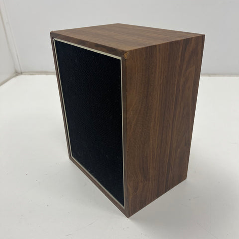 Vintage Hitachi Bookshelf Speaker Single 8 Ohm Woodgrain Hi-Fi Stereo Japan