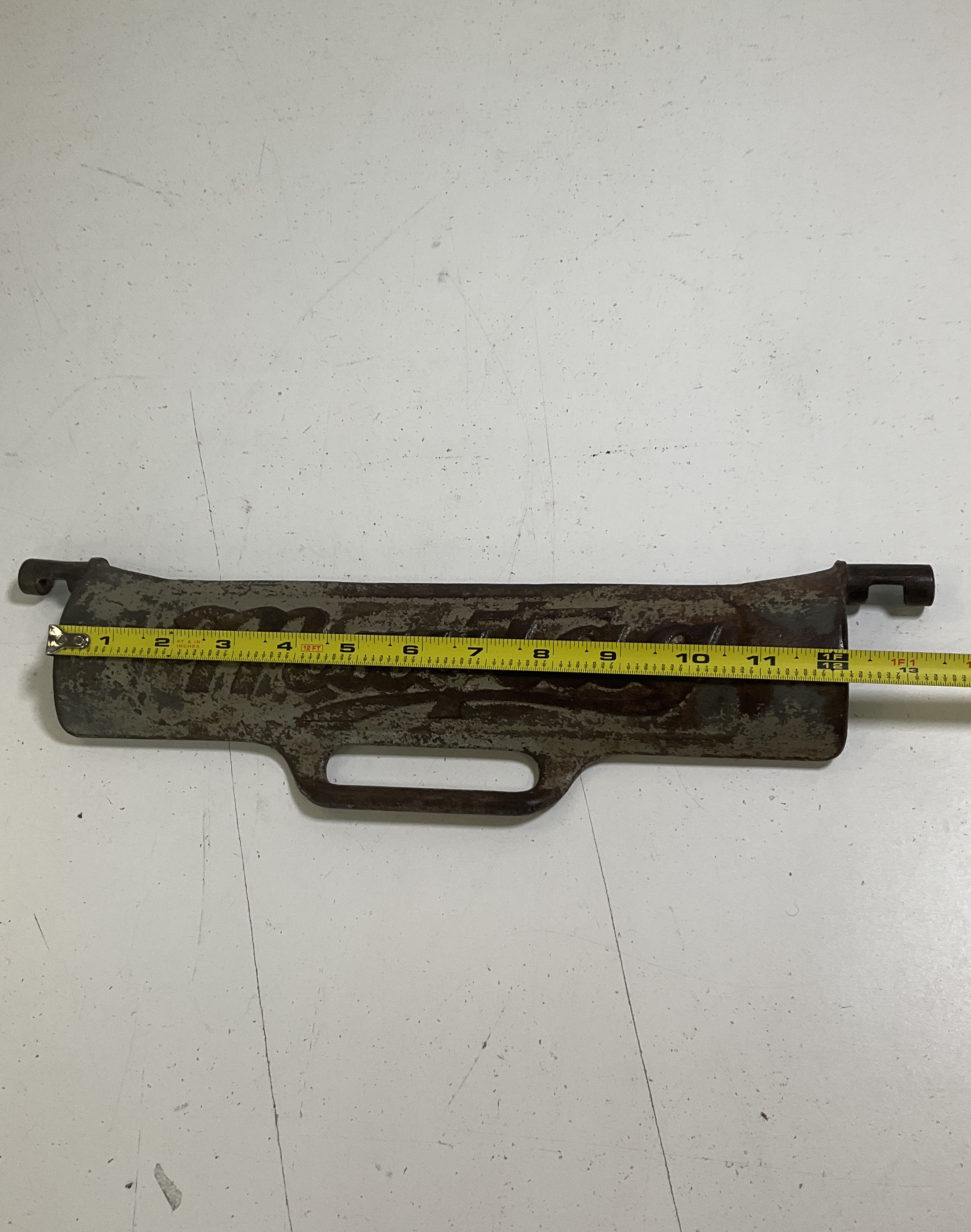 Vintage Maytag Cast Iron Wringer Washer Engine Guard Cover Part Embossed Logo