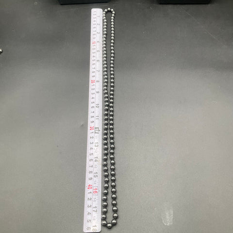 Vintage Hematite Beaded Necklace Lot of 8 Mixed Styles Choker Heart Pendant