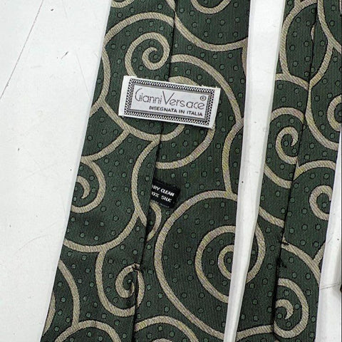 Designer Lot of 6 Men's Vintage Silk Neckties Valentino Versace Armani Lanvin