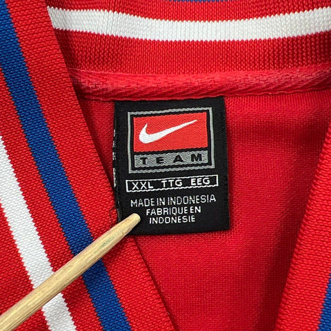 Vintage 90s Philadelphia 76ers Nike Warm Up Shooting Shirt NBA Stars Sz XXL