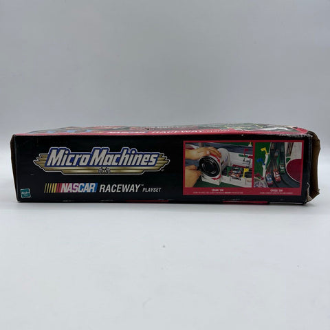 Micro Machines NASCAR Raceway Playset Winner's Circle 1999 With Box & 3 Cars
