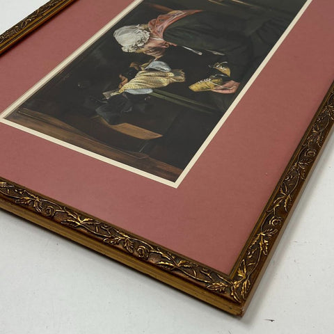 Harry Roseland Tender Memories 1893 Victorian Framed Print Ornate Gilt Frame