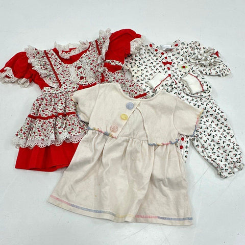 Carter's Gadfly Girls Clothing Lot Vintage 80s 90s Dresses Rompers Sets 16pc