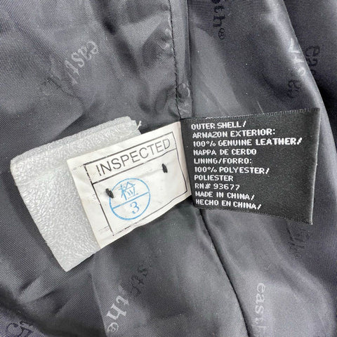 Vintage Y2K East 5th Women's Black Nappa Leather Blazer Jacket 2X NWT