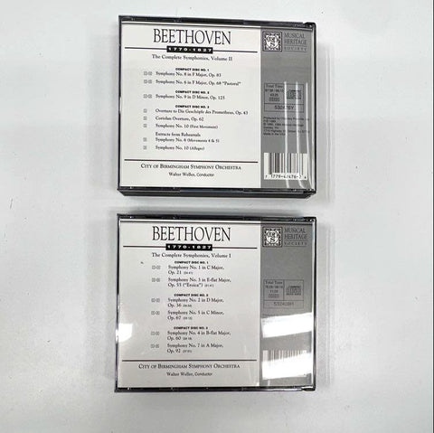 Beethoven The Complete Symphonies CD Lot Vol 1 & 2 Musical Heritage Society