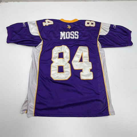 Vintage Y2K Reebok Randy Moss Minnesota Vikings NFL Football Jersey Sz 52