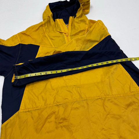 Vintage 90s Disney Store Tigger Anorak Windbreaker Jacket Yellow Navy Sz M