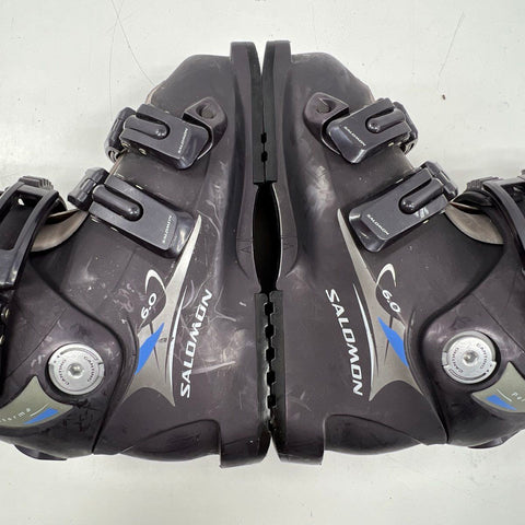 Salomon Performa 6.0 Women's Ski Boots Size 23.5 US 6 Black Flex 65-70