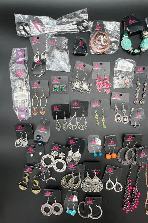 Paparazzi Accessories Costume Jewelry Lot 2 lbs Includes Earrings Necklaces