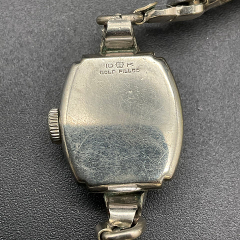 Vintage Waltham 10K Gold Filled 17 Jewel Ladies Watch Expansion Band