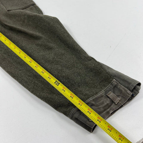 Vintage Slitman Swedish Military M39 Gray Wool Field Pants Trousers Men's 25
