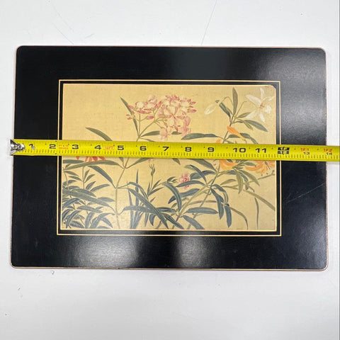 Vintage Lady Clare Placemats Lot of 6 Asian Chinoiserie Style Made in England