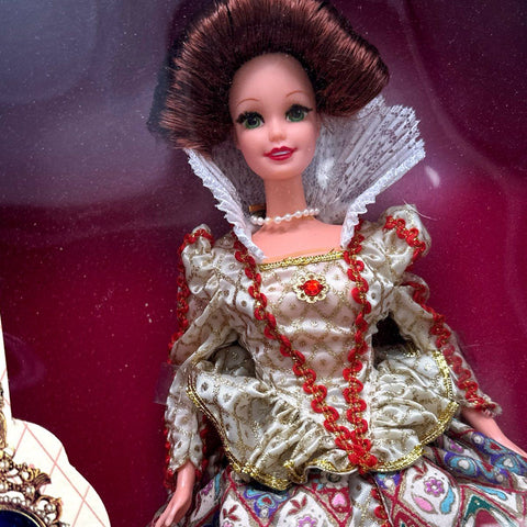 Mattel Barbie Great Eras Collection Elizabethan Queen Volume Six 1994 New In Box
