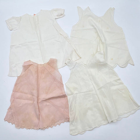 Vintage 50s 60s Baby Clothes Lot Crochet Cardigans Bonnets Cotton Gowns 1lb