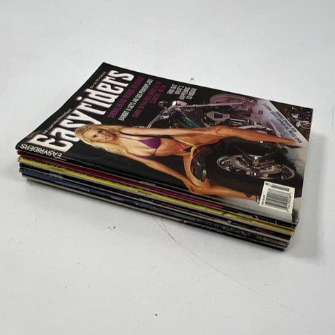 Vintage Easyrider Magazine Lot of 6 1997 July-Dec #289-294 Biker Adult