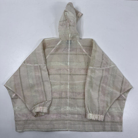 Nike Women's Earth Day Sheer Hooded Jacket Multi-Color Striped Size XL