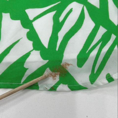 Lilly Pulitzer Target Women's Green White Palm Leaf Print Wide Leg Jumpsuit Sz M