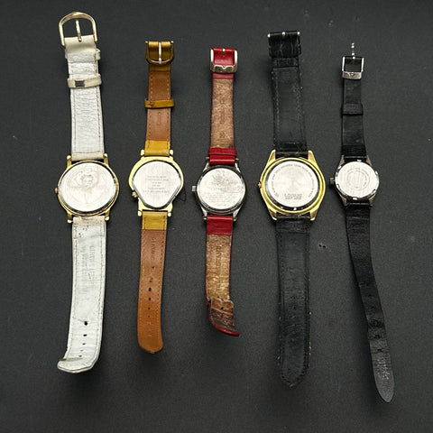 Vintage 1990s Character Watch Lot of 5 Mickey Mouse Betty Boop Tweety Lucy