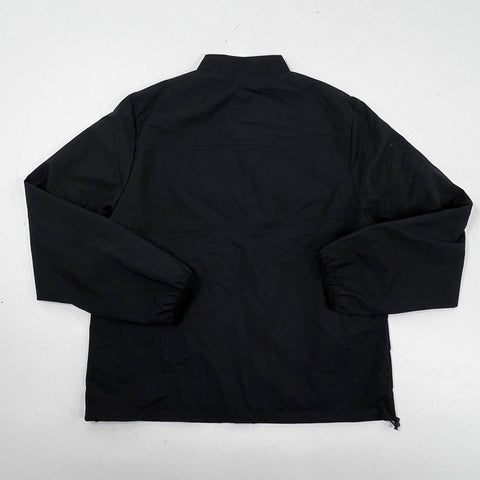 Benny Gold Men's Nylon Plane Jacket Black Full Zip Embroidered Logo NWT Sz L