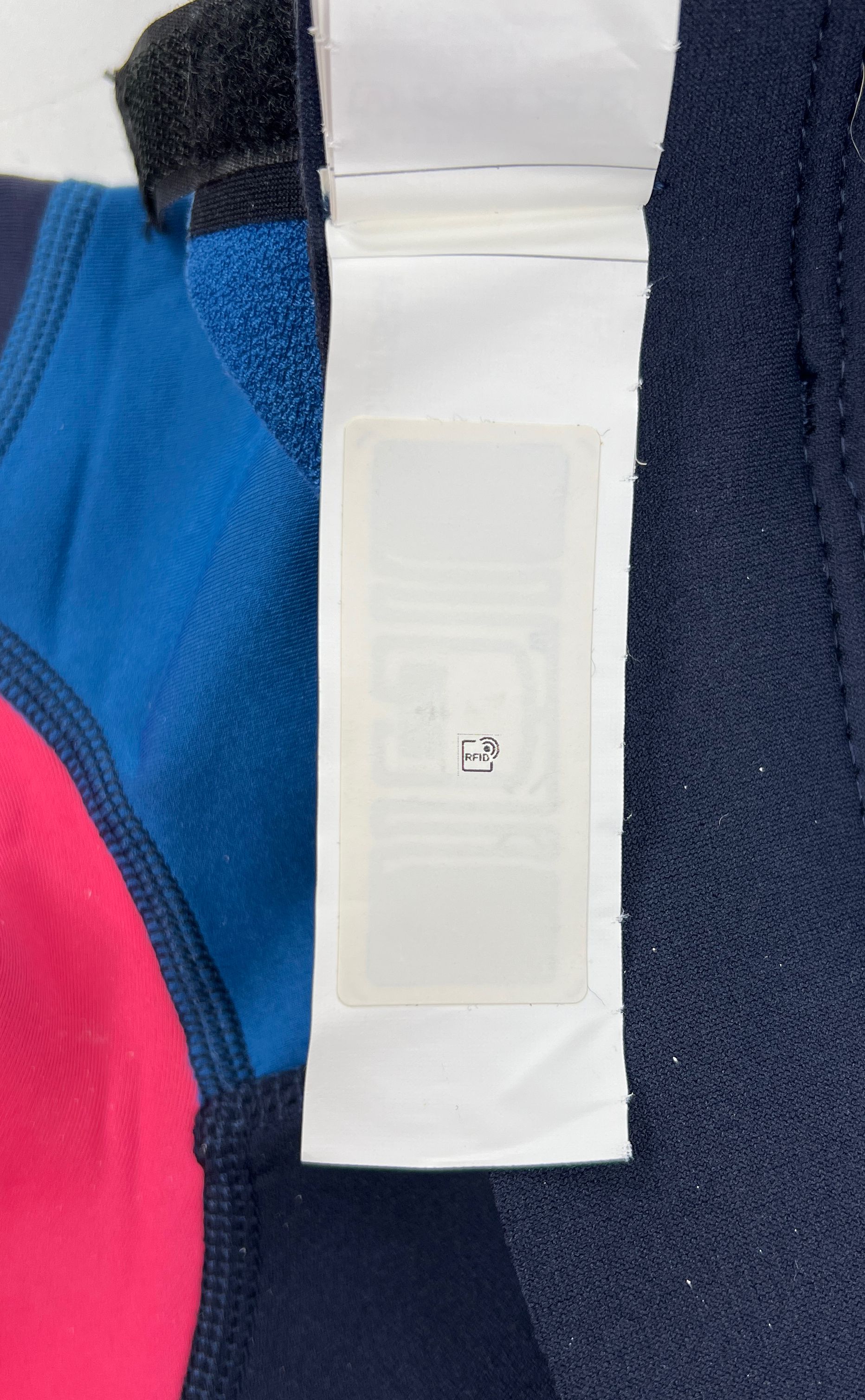 Women's Decathlon Olaian Blue & Pink Short Sleeve Shorts Wetsuit - Size Large