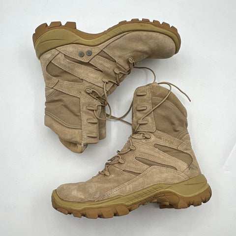 Bates 01450A Tan Coyote Suede Nylon Military Tactical Boots Men's Size 9.5 R