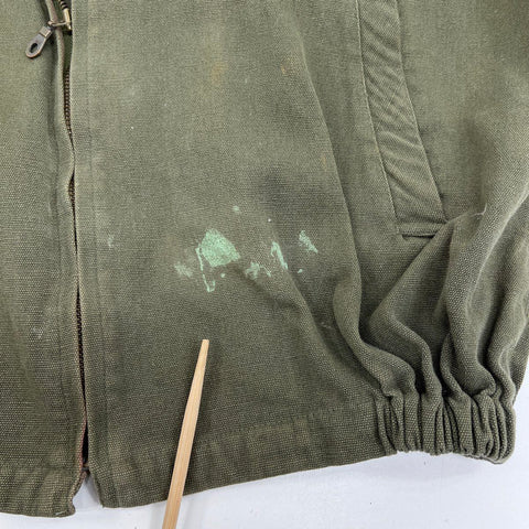 Vintage 90s Cheyenne River Cotton Canvas Shamrock Stables Ranch Jacket Sz L