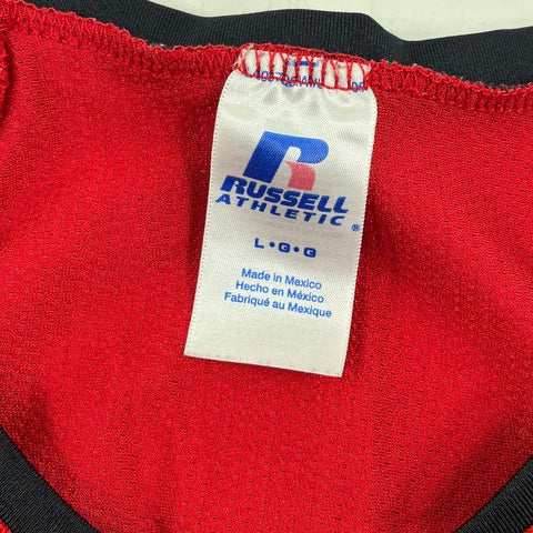 Russell Athletic Red Black Chieftains #31 Football Jersey Men's Size L
